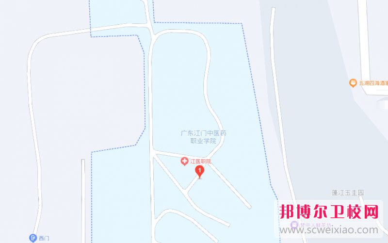 廣東江門(mén)中醫(yī)藥職業(yè)學(xué)院地址在哪里，哪個(gè)地區(qū)，哪個(gè)城市?