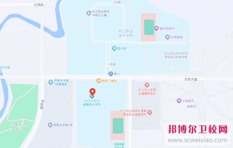 內(nèi)江衛(wèi)生與健康職業(yè)學(xué)院地址在哪里，哪個(gè)地區(qū)，哪個(gè)城市?