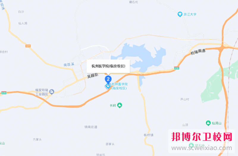 杭州醫(yī)學院地址在哪里，哪個地區(qū)，哪個城市?